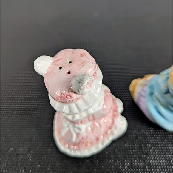 Mercuries Easter Bunny Set - Tea Pot, Salt & Pepper and Creamer Vintage 1994 - Picture 8 of 16